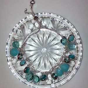 ⬆️ SOLD Anne Klein multi stone Bolo bracelet